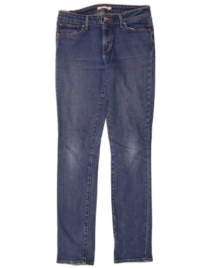 Женские узкие джинсы Levi's 712 W29 L32 синие, хлопок