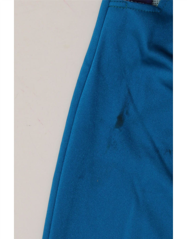 VINTAGE Mens Tracksuit Trousers Large  Blue Colourblock Cotton Vintage Vintage and Second-Hand Vintage from Messina Hembry 