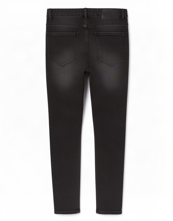 Мужские джинсы скинни Zara EU 44, большие W34 L30, черные
