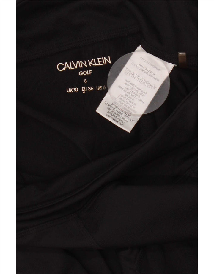 Женские леггинсы с рисунком для гольфа Calvin Klein UK 10, маленькие черные, полиэстер