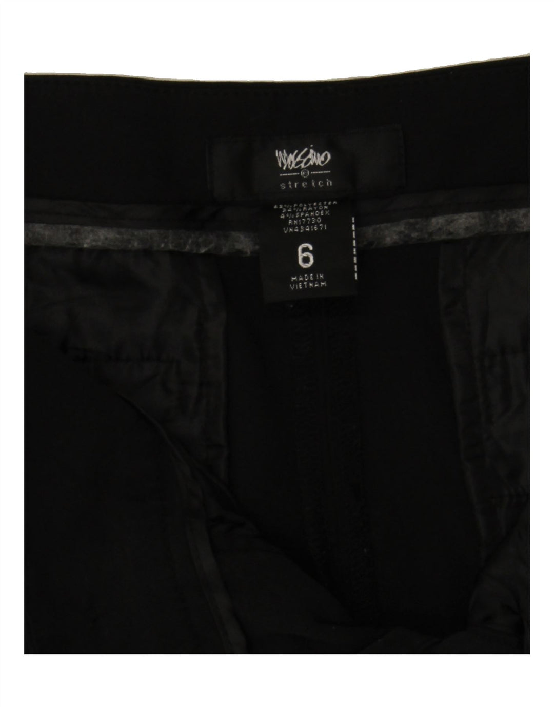 MOSSIMO Womens Straight Capri Trousers US 6 Medium W28 L20 Black Polyester Vintage Mossimo and Second-Hand Mossimo from Messina Hembry 