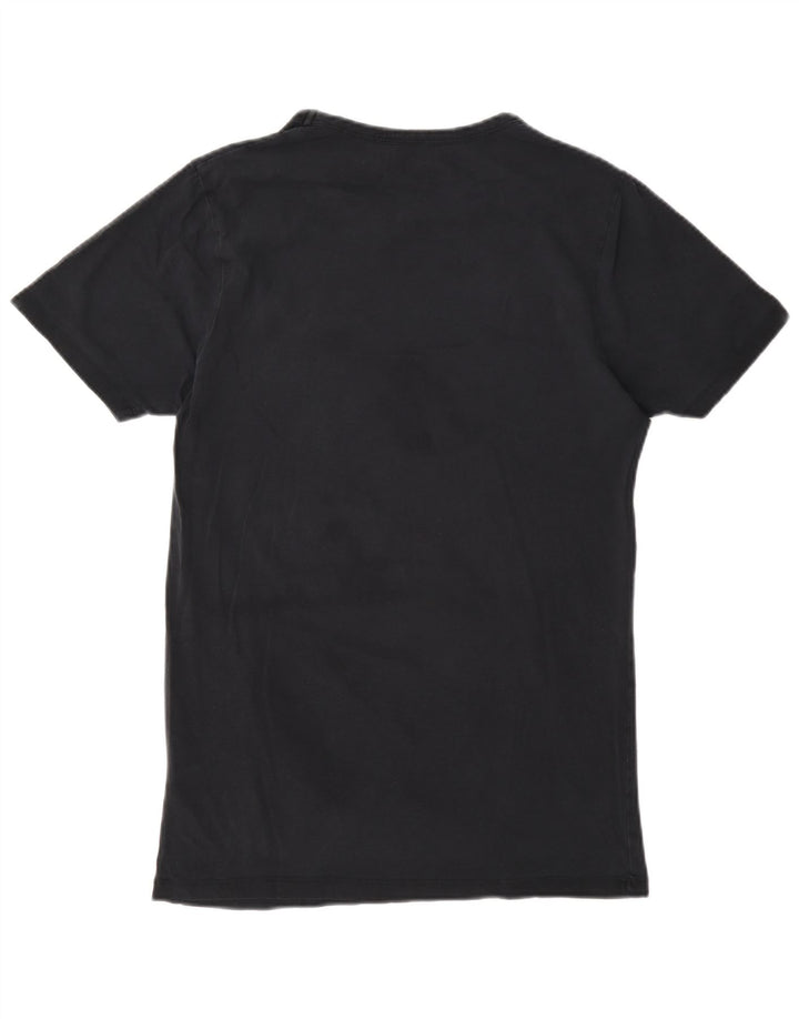Мужская футболка Jack & Jones Top среднего размера, темно-синяя, хлопок