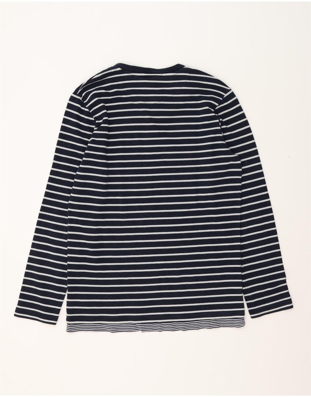 Мужской топ SCOTCH & SODA из хлопка с длинными рукавами и большой темно-синей полоской