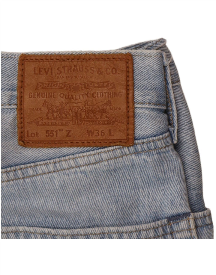 Мужские прямые джинсы Levi's 551 W36 L26 синие