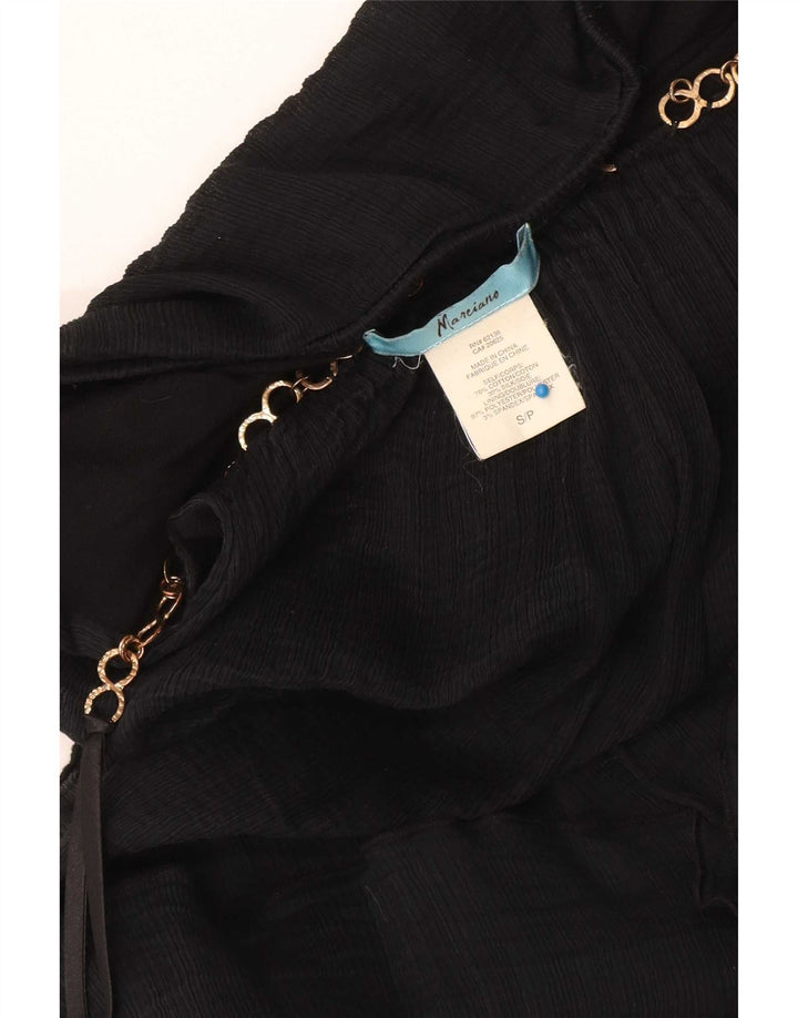 Женский укороченный топ на бретельках Marciano UK 10, маленький, черный, хлопок