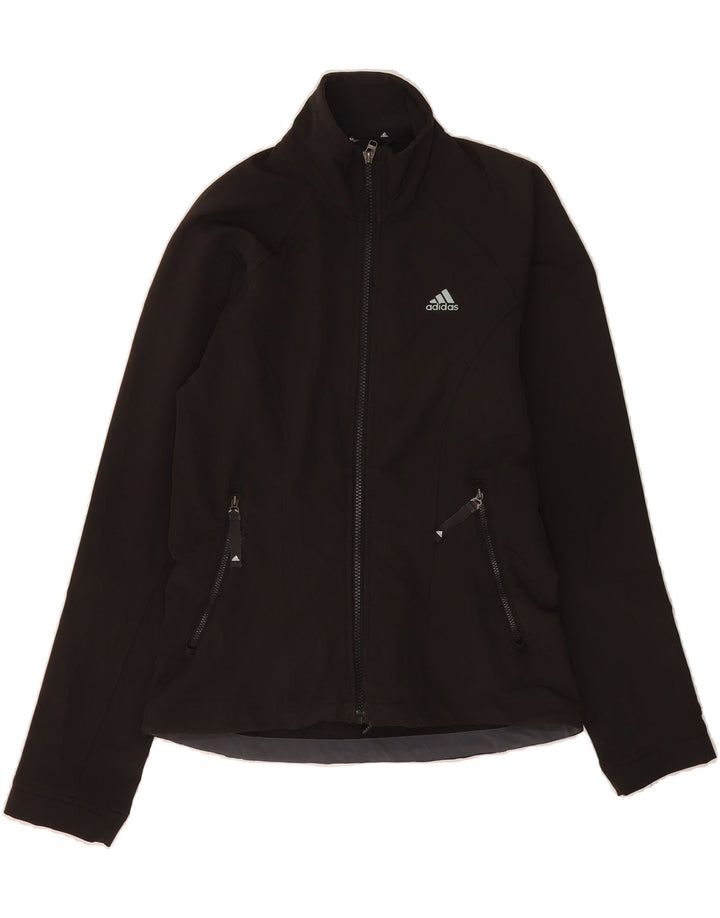 ADIDAS Womens Tracksuit Top Jacket UK 10 Small  Black Polyester Vintage Adidas and Second-Hand Adidas from Messina Hembry 