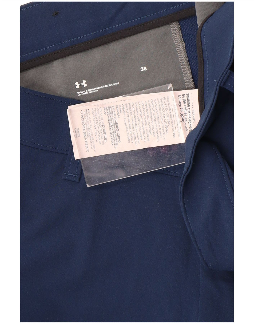 Мужские шорты чинос Under Armour W38 XL темно-синие из полиэстера