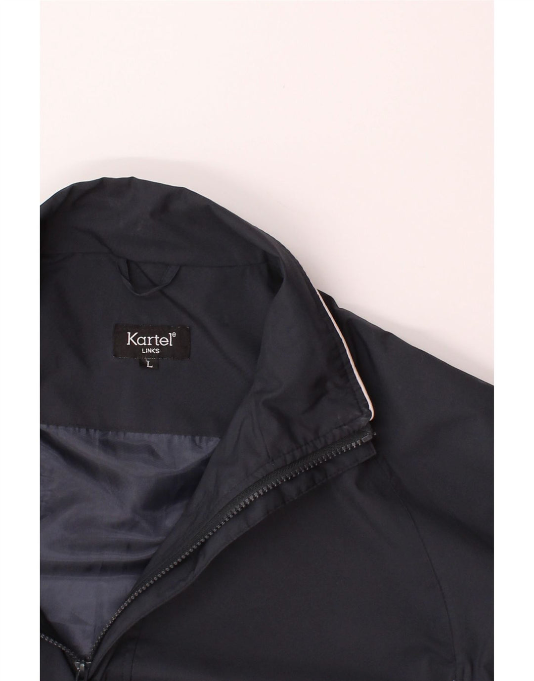KARTEL Womens Rain Jacket UK 16 Large Black Polyester Vintage Kartel and Second-Hand Kartel from Messina Hembry 