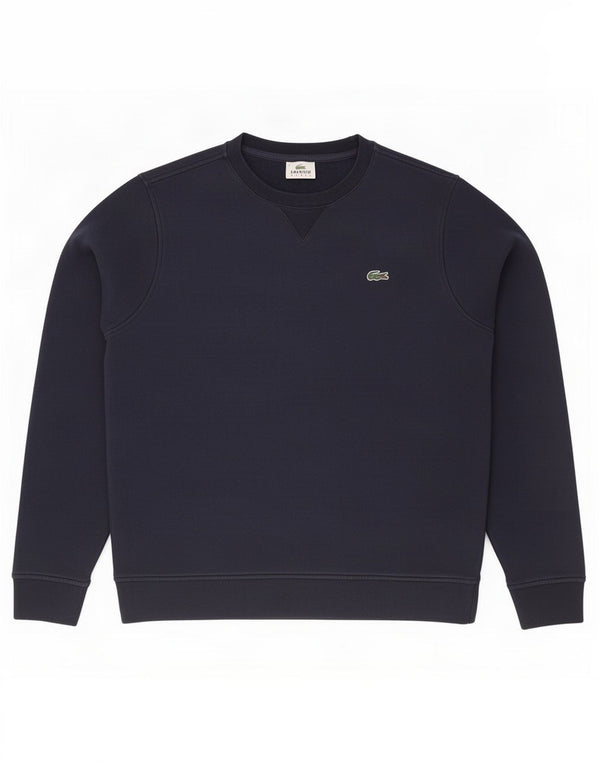 Мужской свитер Lacoste, размер 4, средний, темно-синий, хлопок