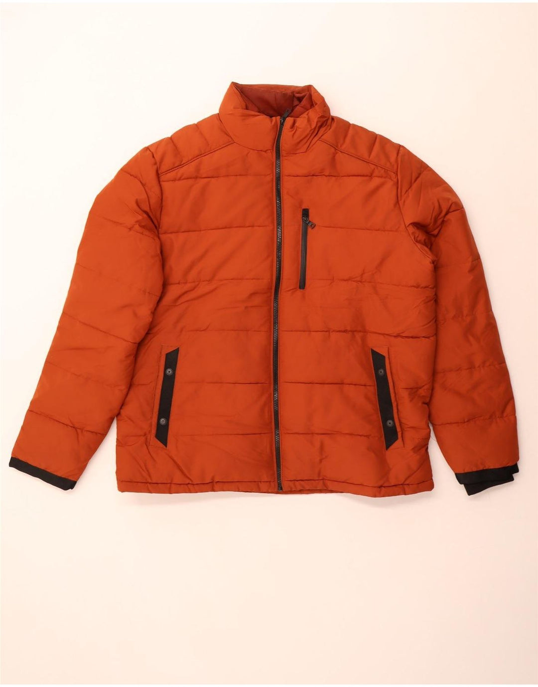 Мужская стеганая куртка Marks & Spencer UK 42 XL Коричневый полиэстер