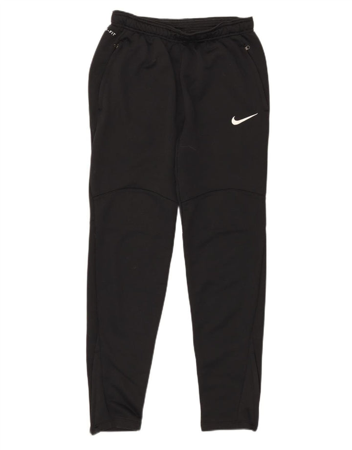 Мужские спортивные брюки Nike Dri Fit, брюки для бега, маленький черный полиэстер