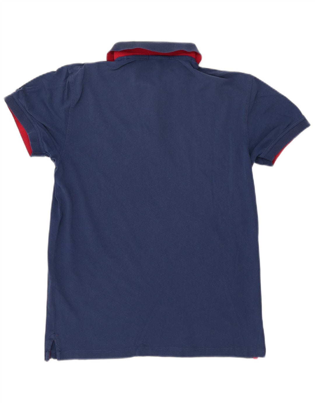 Мужская рубашка-поло GANT среднего размера, темно-синяя, хлопок