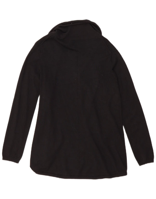 Женский открытый кардиган Zara UK 14, большой черный вискоза