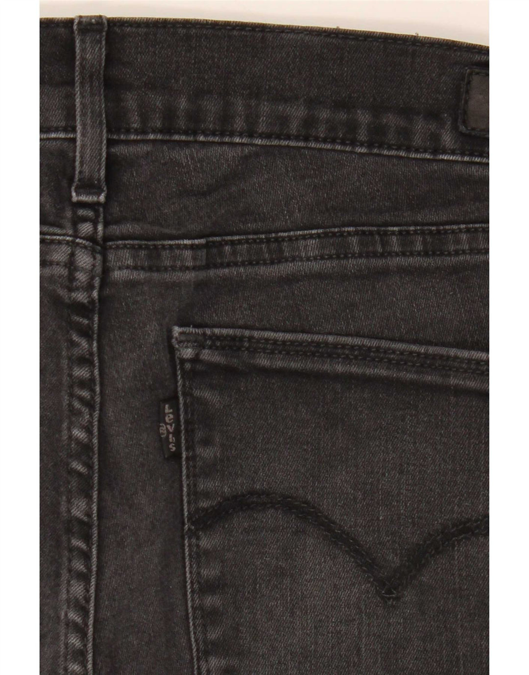 Женские джинсы скинни Levi's W32 L32, черный хлопок