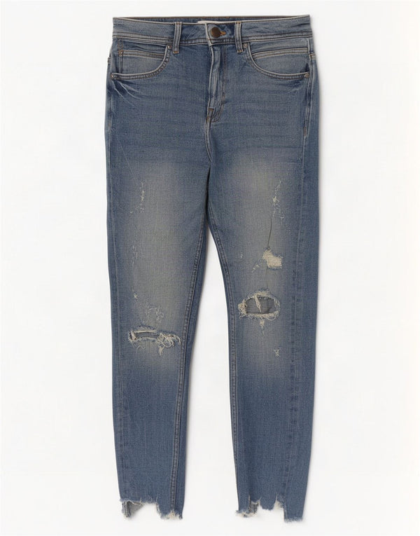 Мужские укороченные джинсы скинни Zara EU 38, маленькие W30 L24, синий хлопок