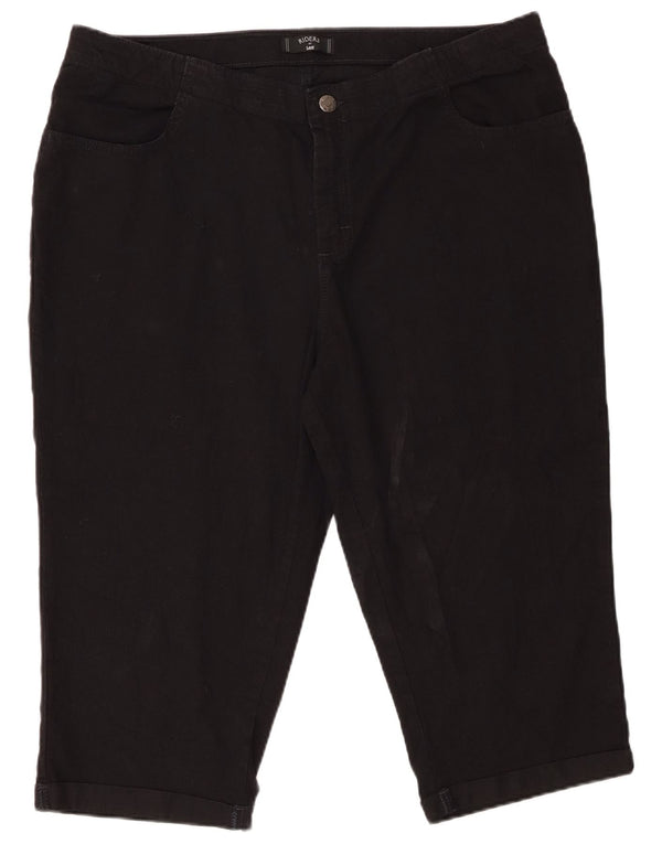 Женские прямые капри Lee, США 18, 2XL, W38, черный хлопок