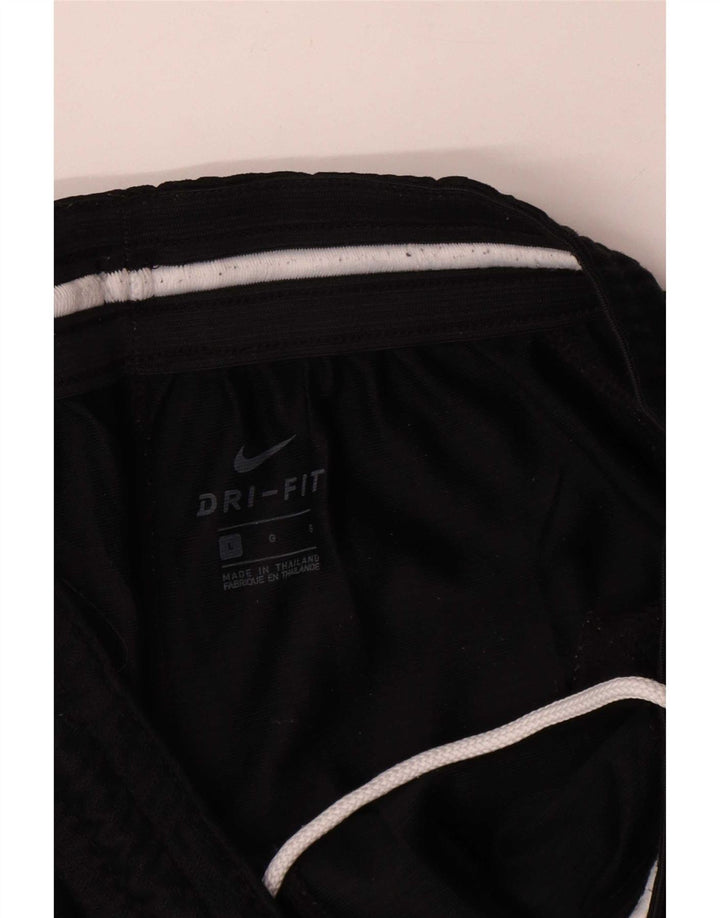 Мужские спортивные шорты Nike Dri Fit с графическим рисунком, большие черные из полиэстера