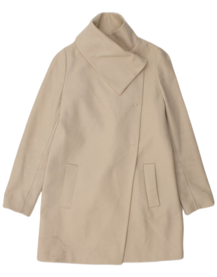 Женское пальто Benetton IT 42 Medium White Wool