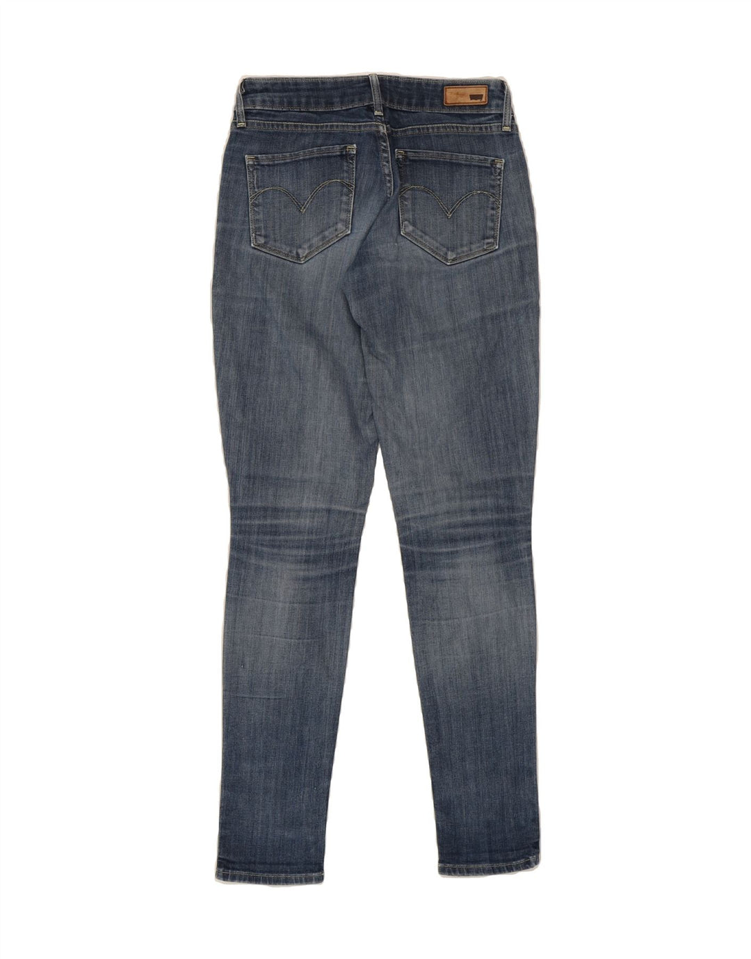 LEVI'S Womens Skinny Jeans W27 L32 Blue Cotton Vintage Levi's and Second-Hand Levi's from Messina Hembry 