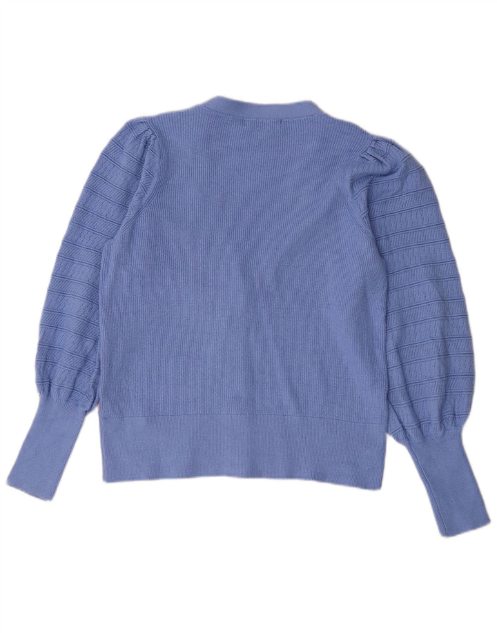Женский кардиган Marks & Spencer UK 12, средний синий вискоза