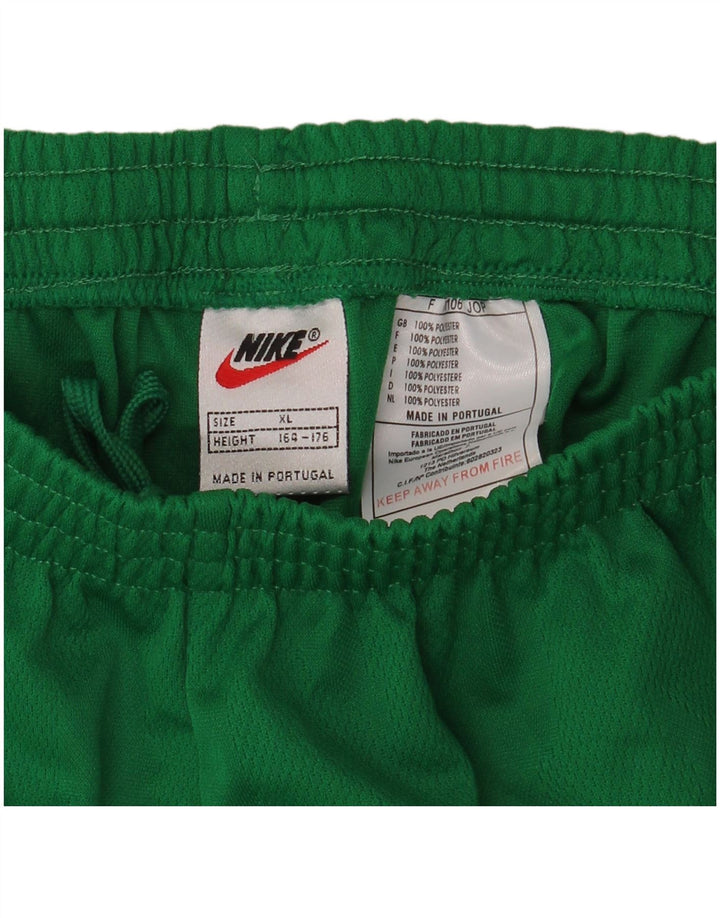 Спортивные шорты Nike для мальчиков 13–14 лет XL, зеленый полиэстер