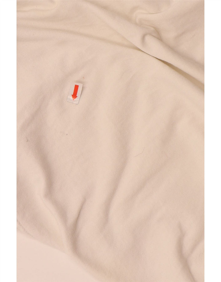 ВИНТАЖНАЯ рубашка-поло для мальчиков 15–16 лет, средний белый камуфляжный хлопок, хлопок