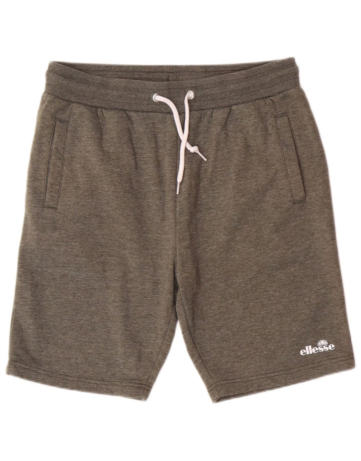 Мужские спортивные шорты Ellesse из хлопка среднего цвета хаки