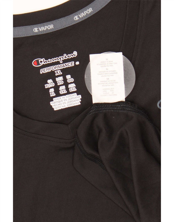 Женская футболка Champion UK 18 XL, черный полиэстер