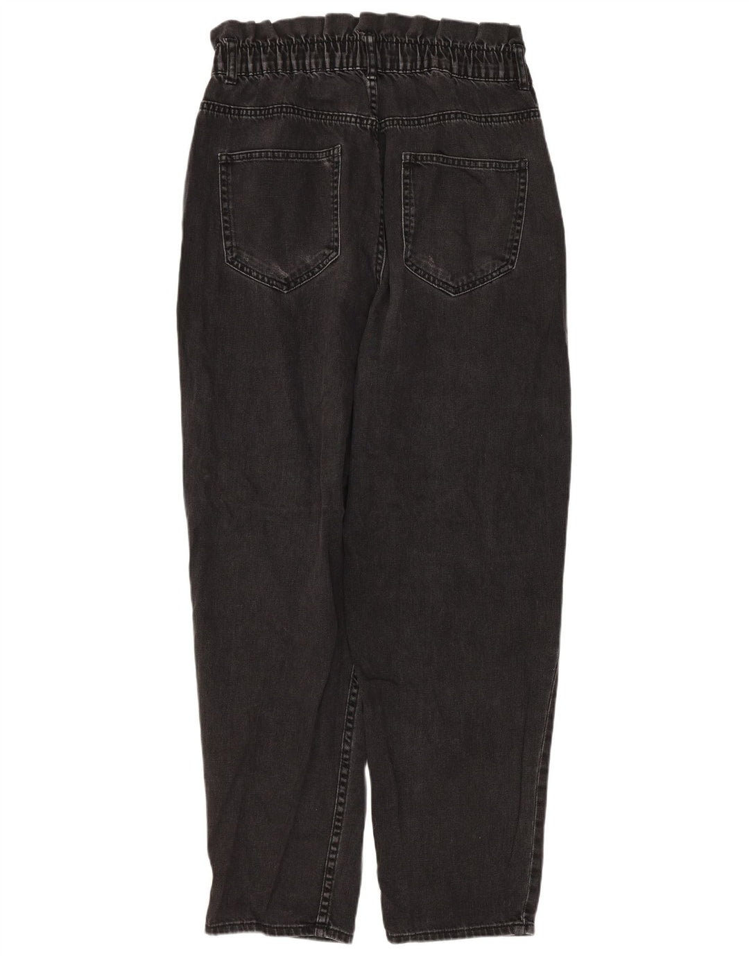 Женские джинсы свободного кроя с высокой талией Zara, средние W28 L27, серые