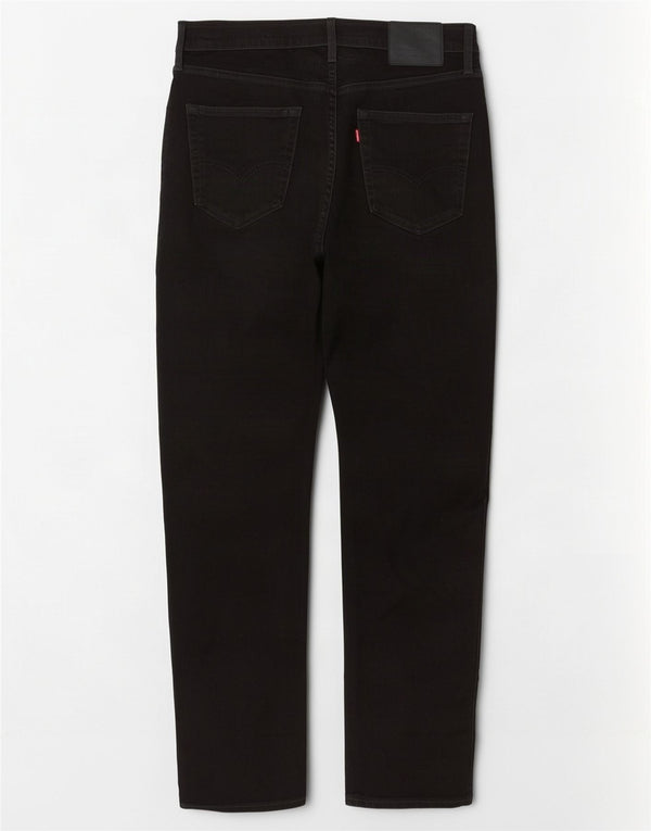 Мужские зауженные джинсы Levi's 502 W30 L32, черный хлопок