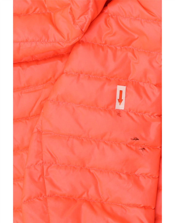 Женская утепленная куртка с капюшоном Superdry UK 16, большой розовый полиэстер