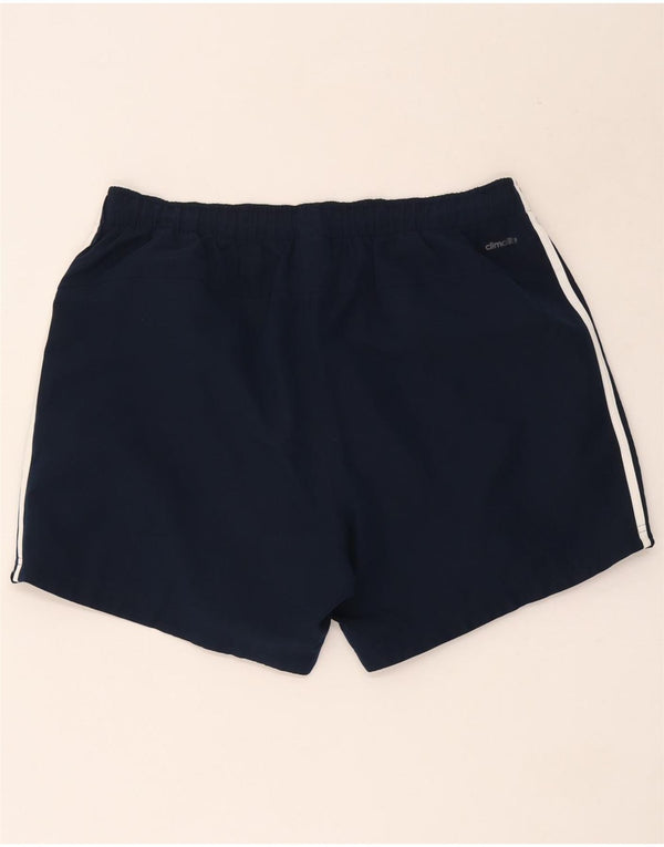 Мужские спортивные шорты Adidas Climalite XL темно-синие из полиэстера