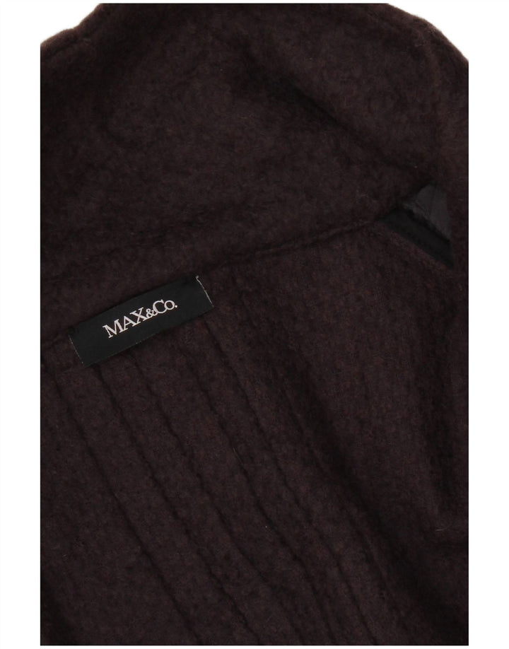 Женское пальто с коротким рукавом Max & Co. UK 14, средний фиолетовый