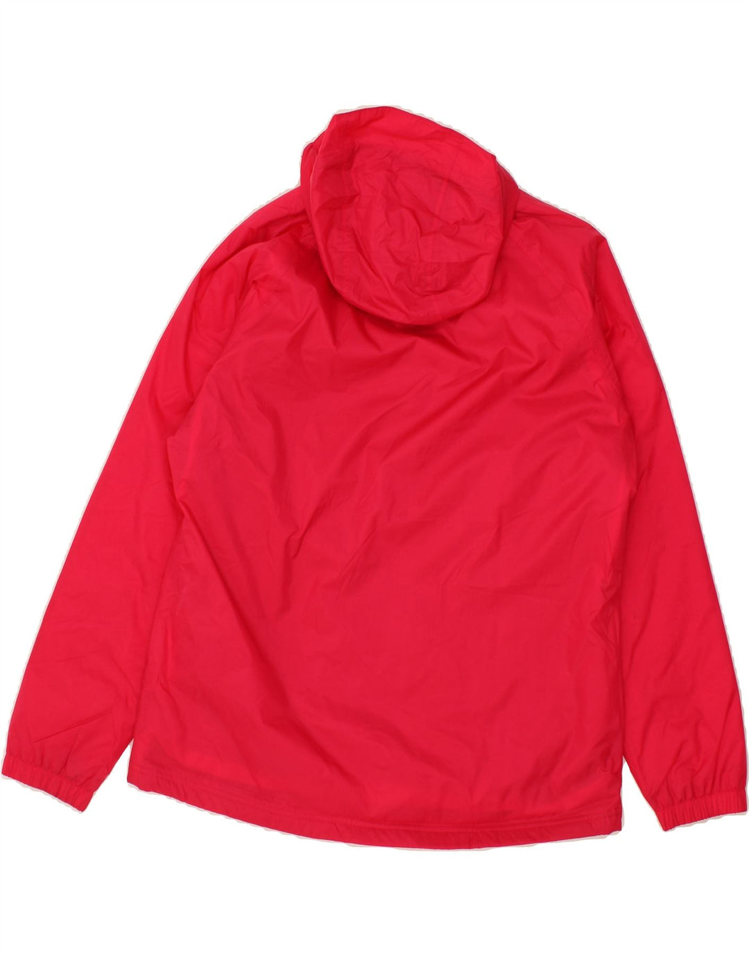 L.L.BEAN Womens Hooded Rain Jacket UK 14 Medium Red Nylon Vintage L.L.Bean and Second-Hand L.L.Bean from Messina Hembry 