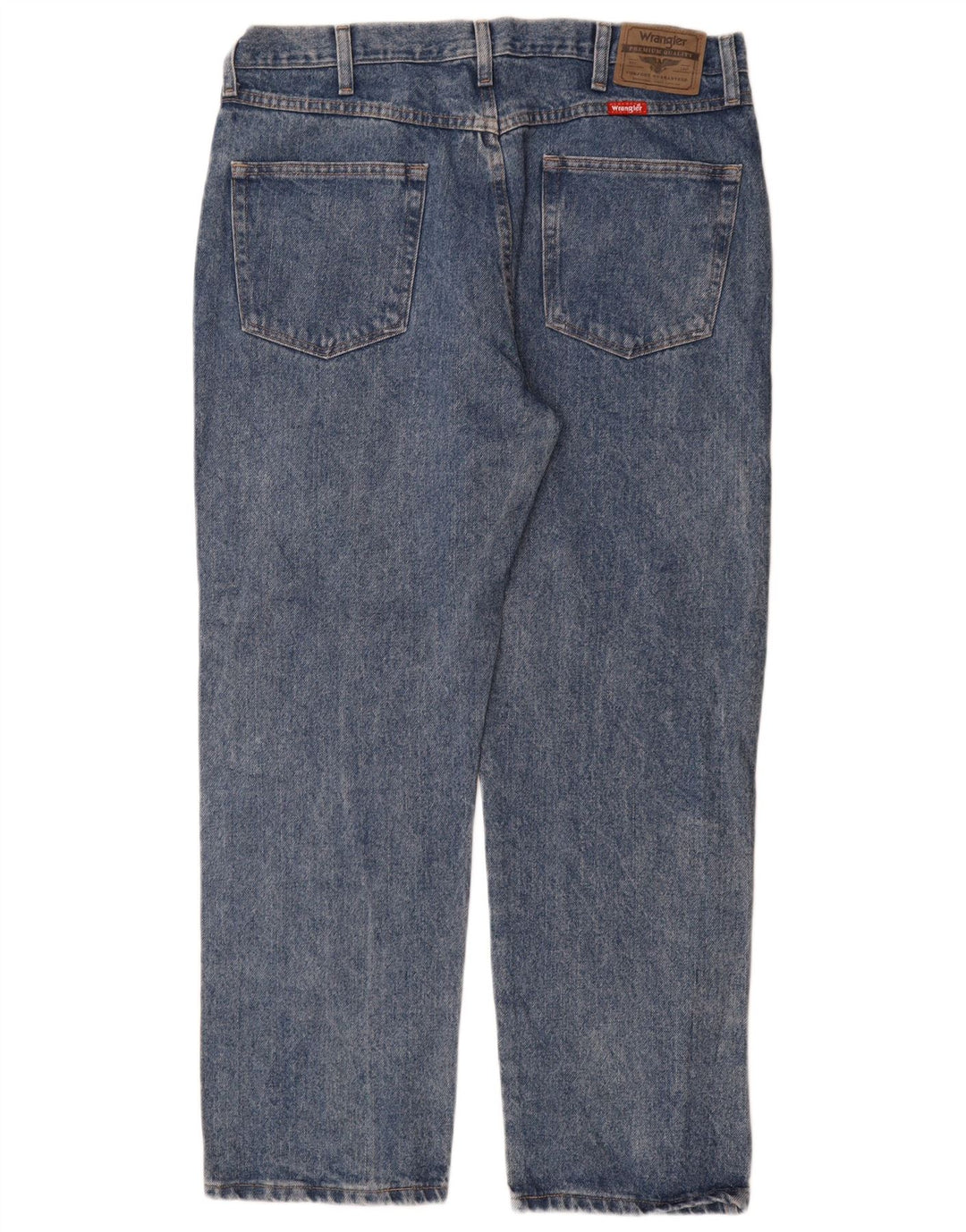 Мужские прямые джинсы Wrangler стандартного кроя W36 L29 синие