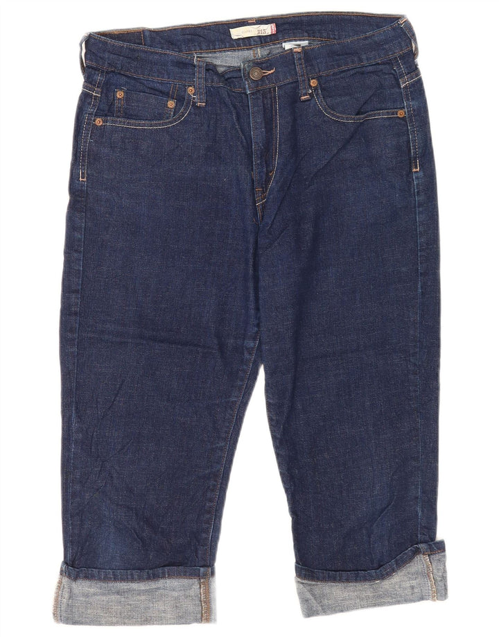 Женские джинсы-капри Levi's 515, размер США 10, большие размеры W32 L19, синий хлопок