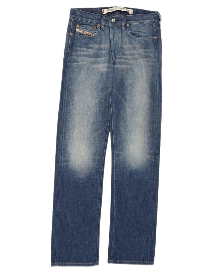 Женские прямые джинсы Diesel W28 L32, синие, хлопок