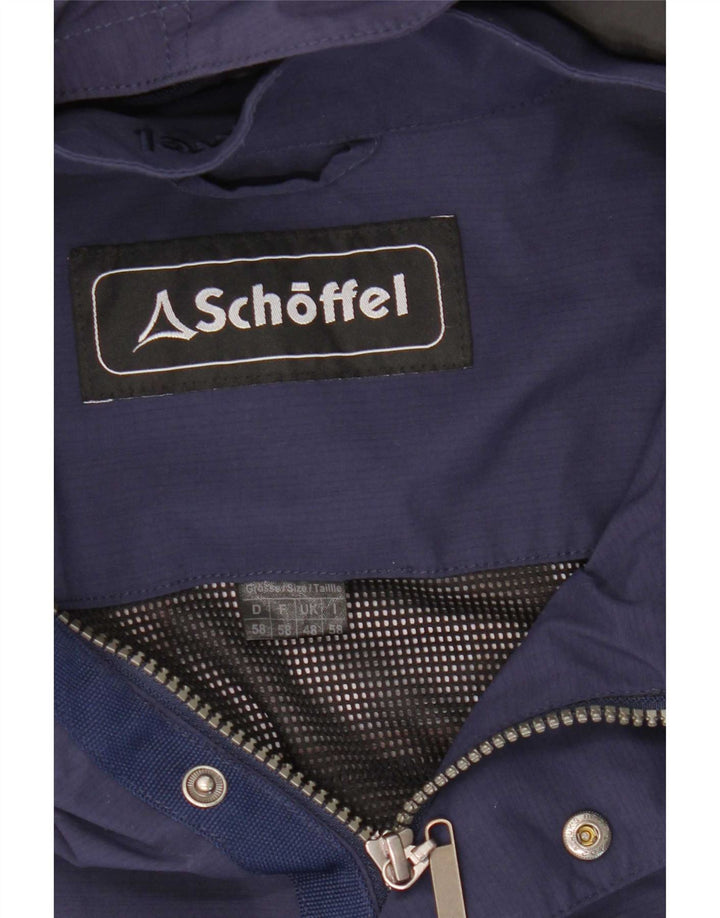 Schoffel Мужская куртка с капюшоном UK 48 4XL Темно-синий