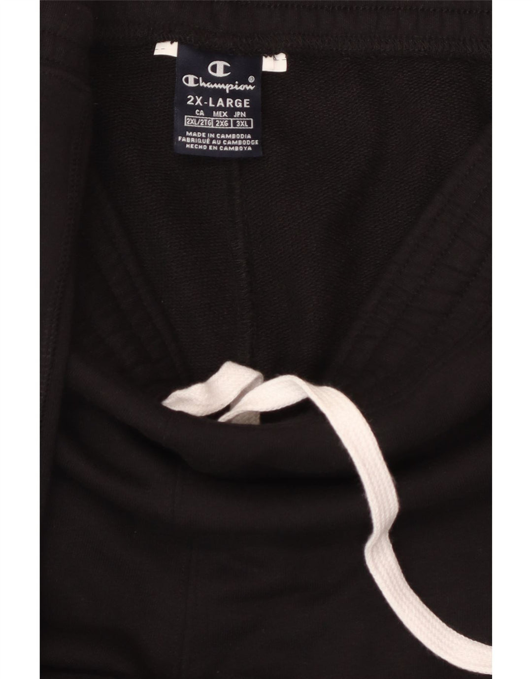 Мужские укороченные спортивные брюки CHAMPION, джоггеры, 2XL, черные