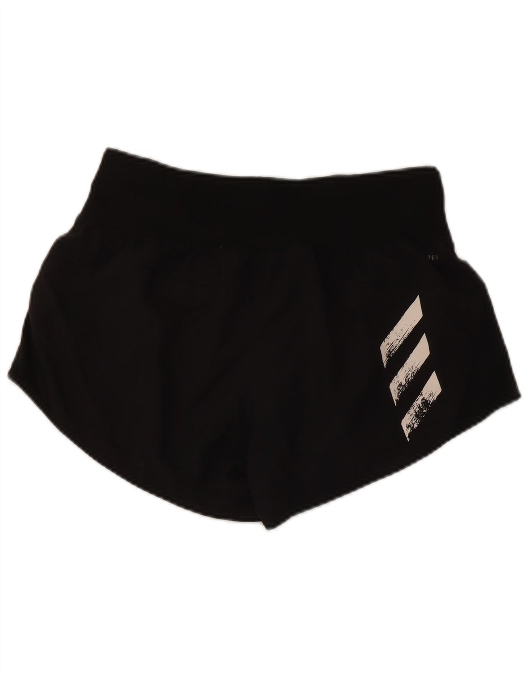 Женские спортивные шорты Adidas UK 10, маленькие черные из полиэстера