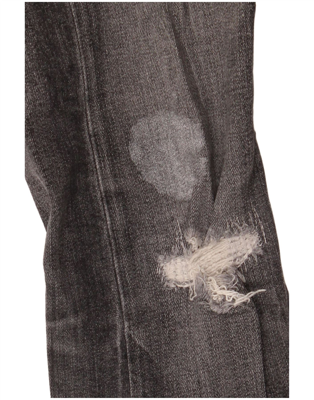 Мужские потертые джинсы скинни Calvin Klein W29 L32, черный хлопок