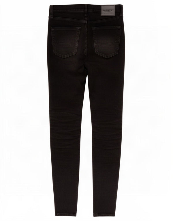 Hollister Womens Super Skinny Jeans W28 L34 Black Cotton