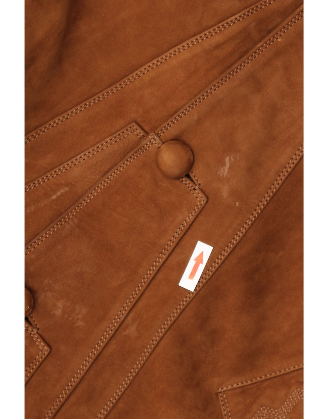 HEITORN Женское замшевое пальто EU 46 XL Коричневое кожаное