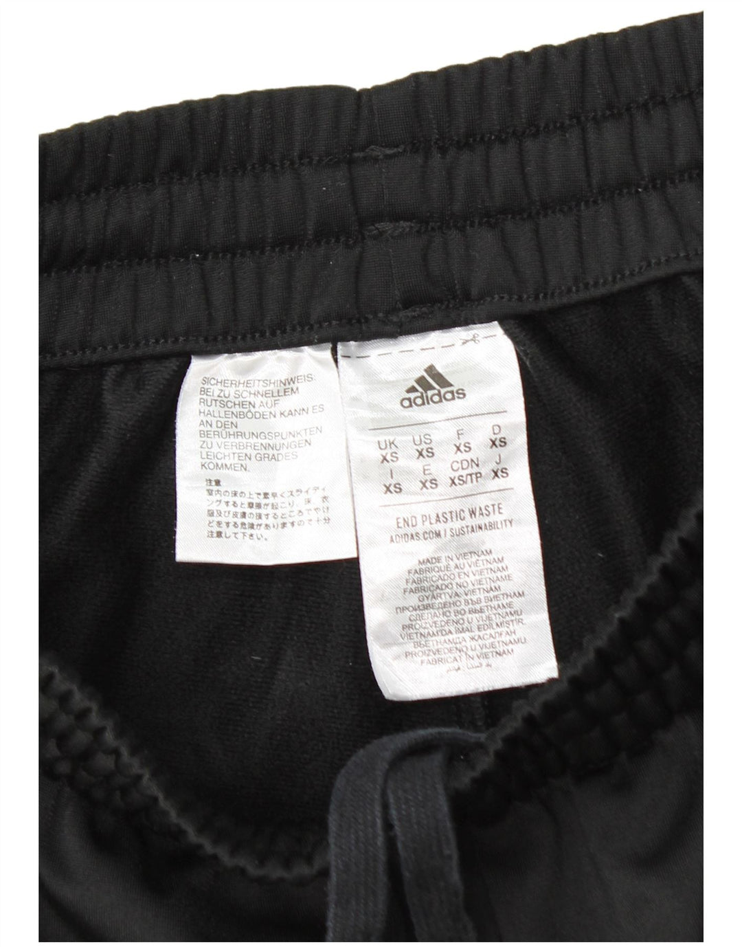 Мужские спортивные брюки Adidas Joggers XS, черный полиэстер