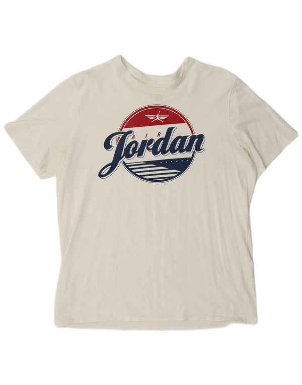 Мужская футболка с рисунком Jordan Top XL белая