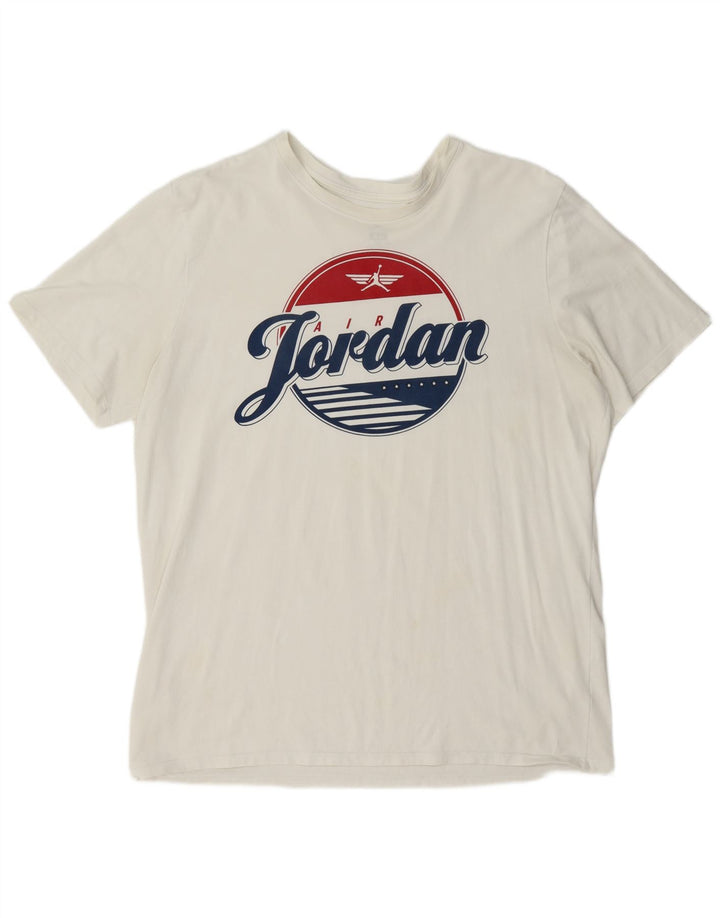 Мужская футболка с рисунком Jordan Top XL белая