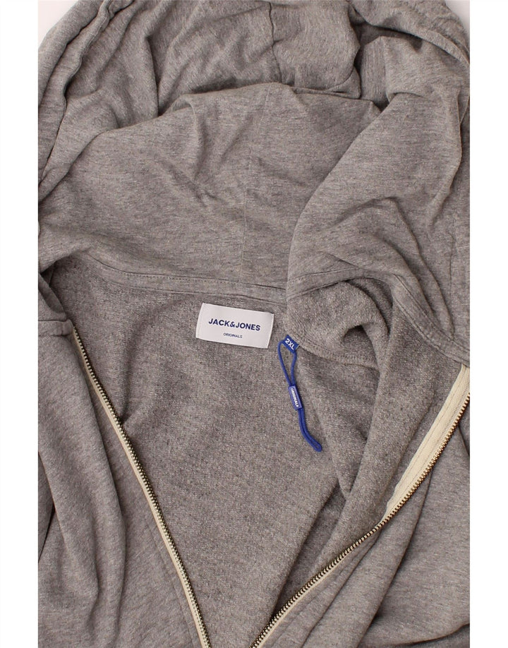 Mens Zip Hoodie Sweater 2XL Vintage Jack & Jones and Second-Hand Jack & Jones from Messina Hembry 