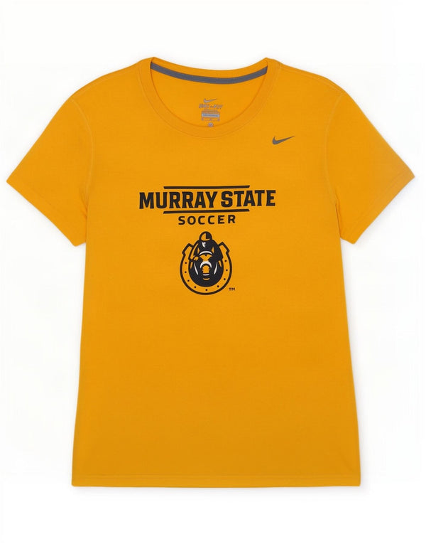 Женская футболка с рисунком Nike Murray State Racers Top UK 14, средний желтый цвет