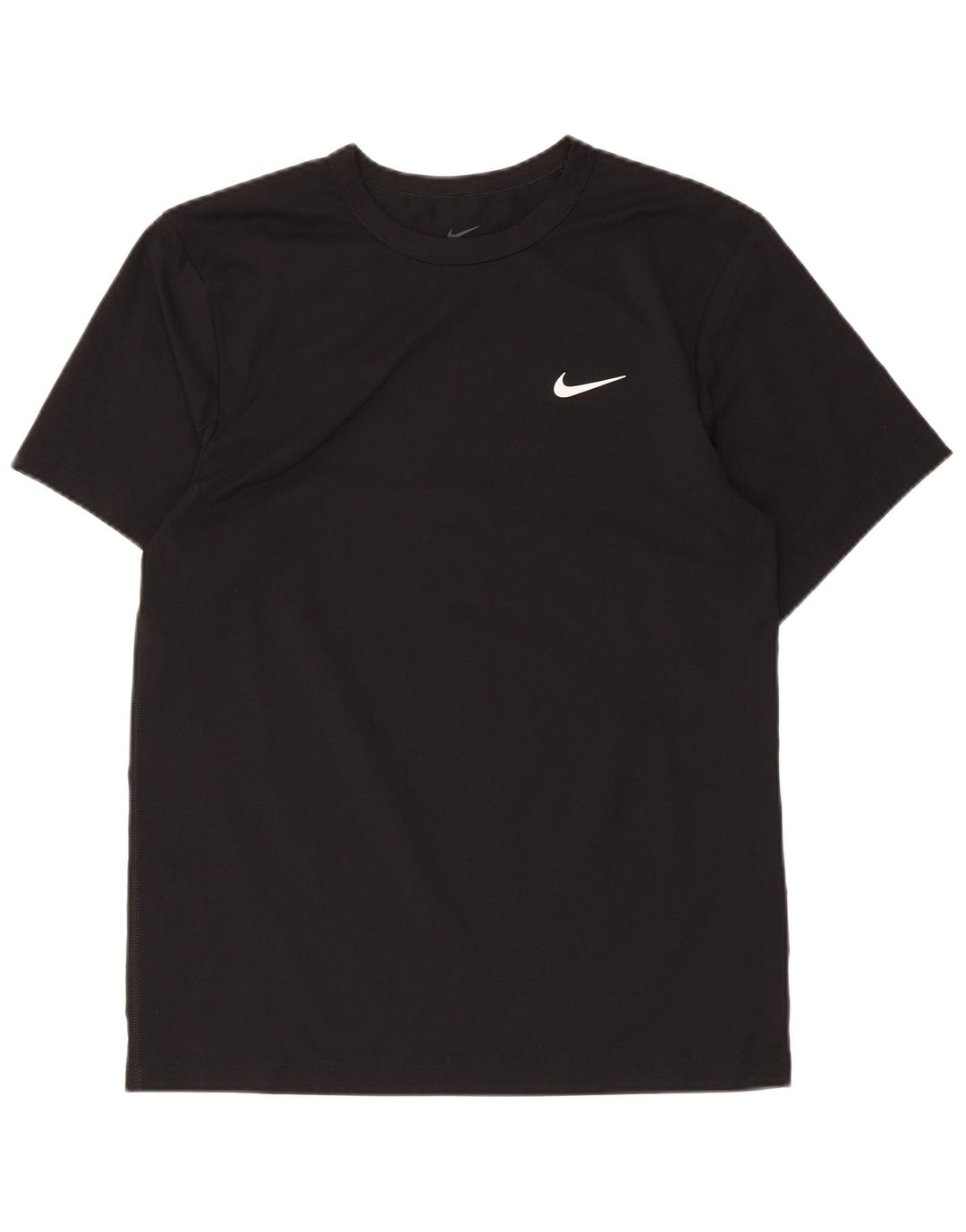 Мужская футболка Nike Dri Fit, маленький черный полиэстер