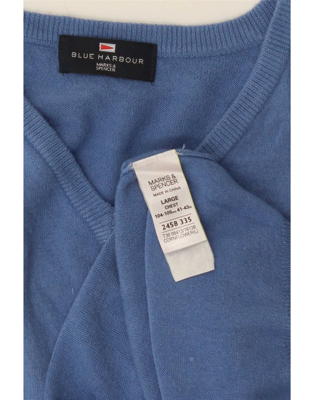 Мужская майка без рукавов Marks & Spencer Blue Harbour, большой акрил
